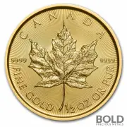 2022 Gold Canadian Maple Leaf - 1/2 oz