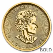 2022 Gold Canadian Maple Leaf - 1/4 oz