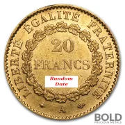 Gold World French 20 Franc Angel
