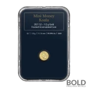 2021 Australia Mini Money: Koala 1/2 gram Gold Frosted Coin