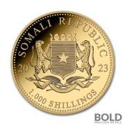 2023 Gold Somalia Elephant 1 oz