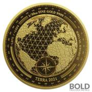 2021 Gold Tokelau Terra 1/10 oz Prooflike