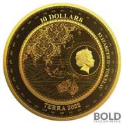 2022 Gold Tokelau Terra 1/10 oz Prooflike