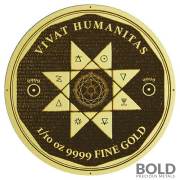 2022 Gold Tokelau Vivat Humanitas 1/10 oz Prooflike