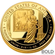 2007-W Gold First Spouse Dolley Madison Proof - 1/2 oz