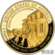 2009-W Gold First Spouse Letitia Tyler Proof - 1/2 oz