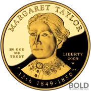 2009-W Gold First Spouse Margaret Taylor Proof - 1/2 oz