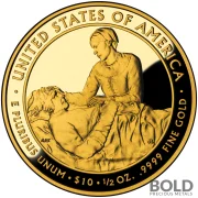 2009-W Gold First Spouse Margaret Taylor Proof - 1/2 oz