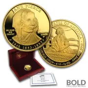 2010-W Gold First Spouse Jane Pierce Proof - 1/2 oz