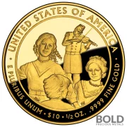 2011-W Gold First Spouse Eliza Johnson Proof - 1/2 oz