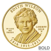 2013-W Gold First Spouse Edith Wilson Proof - 1/2 oz