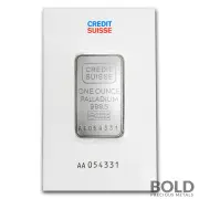 1 oz Credit Suisse Palladium Bar