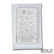 Silver 10 oz James Bond No Time To Die Bar