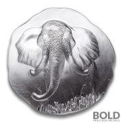 Silver 10 oz Argentia Elephant UHR Round