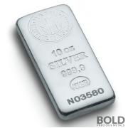 Silver 10 oz Nadir Bar