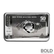 2022 Silver 1 Kilo Pressburg SilverNote Bar