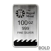 Silver 100 oz Britannia Bar