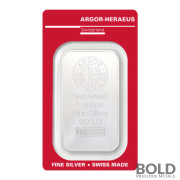 Silver 1 oz Argor Heraeus Bar