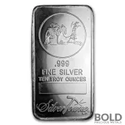 Silver 10 oz SilverTowne Prospector Bar