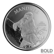 2021 Cameroon Mandrill Monkey 1 oz Silver BU