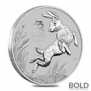 2023 Platinum 1 oz Perth Lunar Year of the Rabbit BU