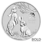 2023 Silver 1 oz Perth Lunar Year of the Rabbit BU