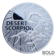 2022 RAM Australia's Most Dangerous: Desert Scorpion 1 oz Silver BU