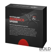 2021 RAM Australian Redback Spider 1 oz Silver Colored Proof