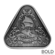 2021 Australia Shipwrecks Zeewijk Triangular Silver 1 oz (Antiqued)