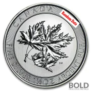 Canadian Maple Super Leaf 1.5 oz Silver (Random Date)