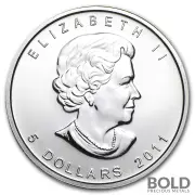 2011 1 oz Canadian Wolf Silver Coin (BU)