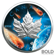 2021 Glowing Galaxy III Canada Maple Leaf 1 oz Silver