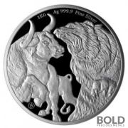 2023 Silver Chad Bull & Bear 1 Kilo Coin