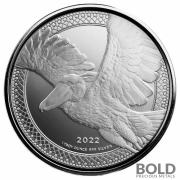 2022 Silver 1 oz Congo Shoebill Stork Coin BU