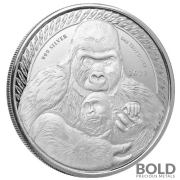 2023 Silver 1 oz Congo Gorilla BU Coin