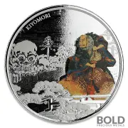 2018 Fiji Samurai Archives Kiyomori 1 oz Silver Proof (Colored)