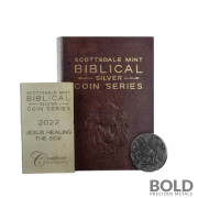 2022 Silver 2 oz Fiji Jesus Healing the Sick Biblical Series Coin