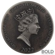 2022 Silver 2 oz Fiji The Deluge Biblical Series Coin