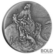 2022 Silver 2 oz Fiji The Deluge Biblical Series Coin