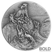 2022 Silver 2 oz Fiji The Deluge Biblical Series Coin