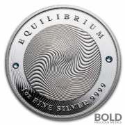 2021 Silver Tokelau Equilibrium: Balance 1 oz Proof