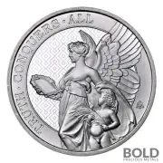 2022 St Helena Queen's Virtues: Truth 5 oz Silver BU