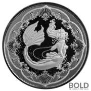 2022 Samoa Silver 1 oz Mermaid BU Coin
