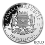 2021 Silver Somalia Elephant - 1 oz