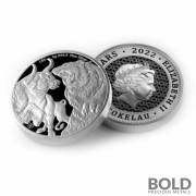 2022 Silver 1 Kilo Tokelau Bull & Bear