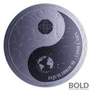 2022 Silver Tokelau Equilibrium: Yin Yang 1 oz BU