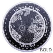 2022 Silver Tokelau Terra 1 oz Prooflike