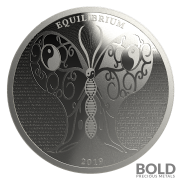 2019 Silver Tokelau Equilibrium: Butterfly 1 oz BU