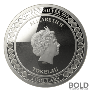 2019 Silver Tokelau Equilibrium: Butterfly 1 oz Prooflike