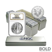 All 38 American Silver Eagle Coin Set NGC MS69 (1986-2022) | BOLD